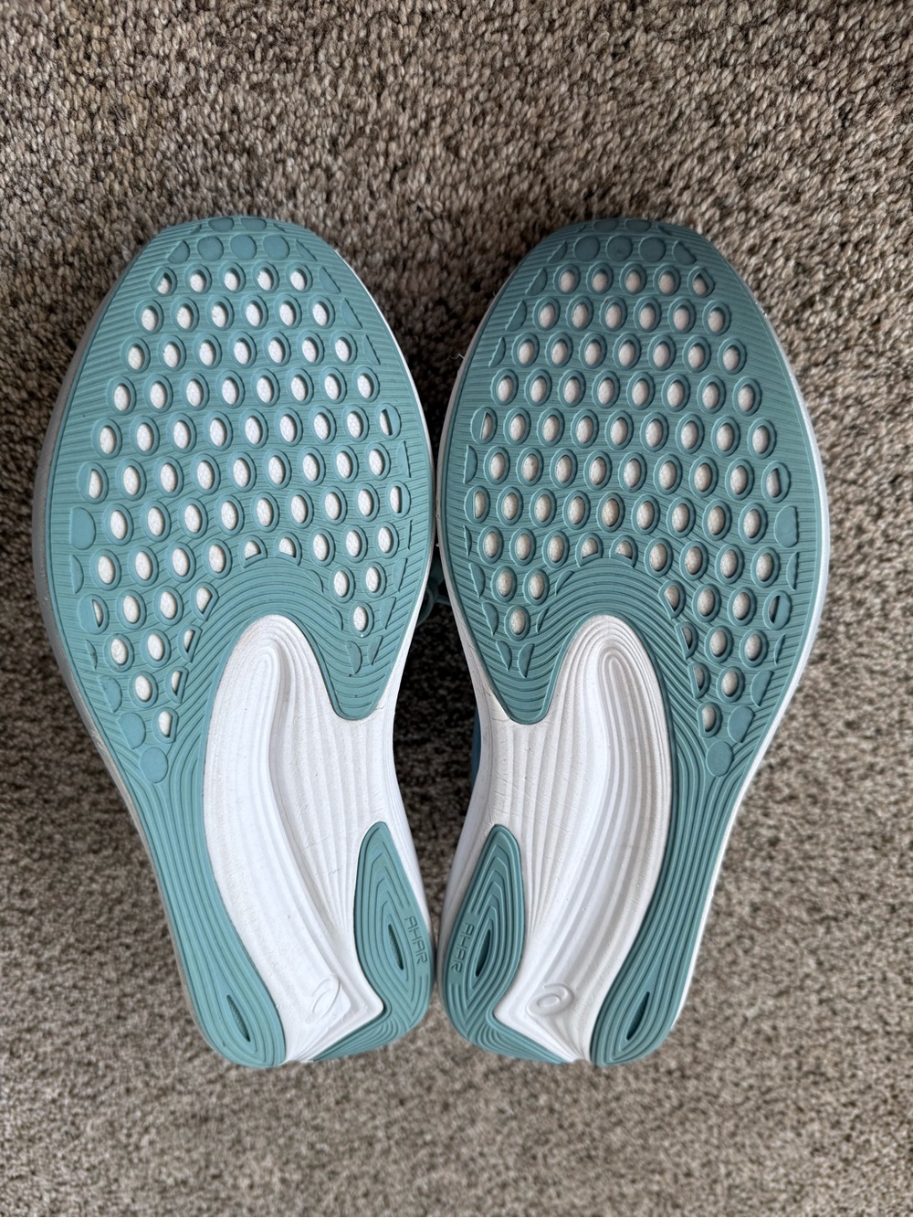 Asics Gel-Noosa Tri 15 Soothing Sea Blue/ Pure Silver Running Shoes Sz 10 - Picture 11 of 12